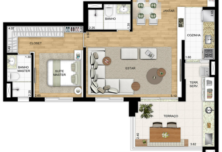 Apartamento à venda com 2 quartos, 70m² - Foto 13