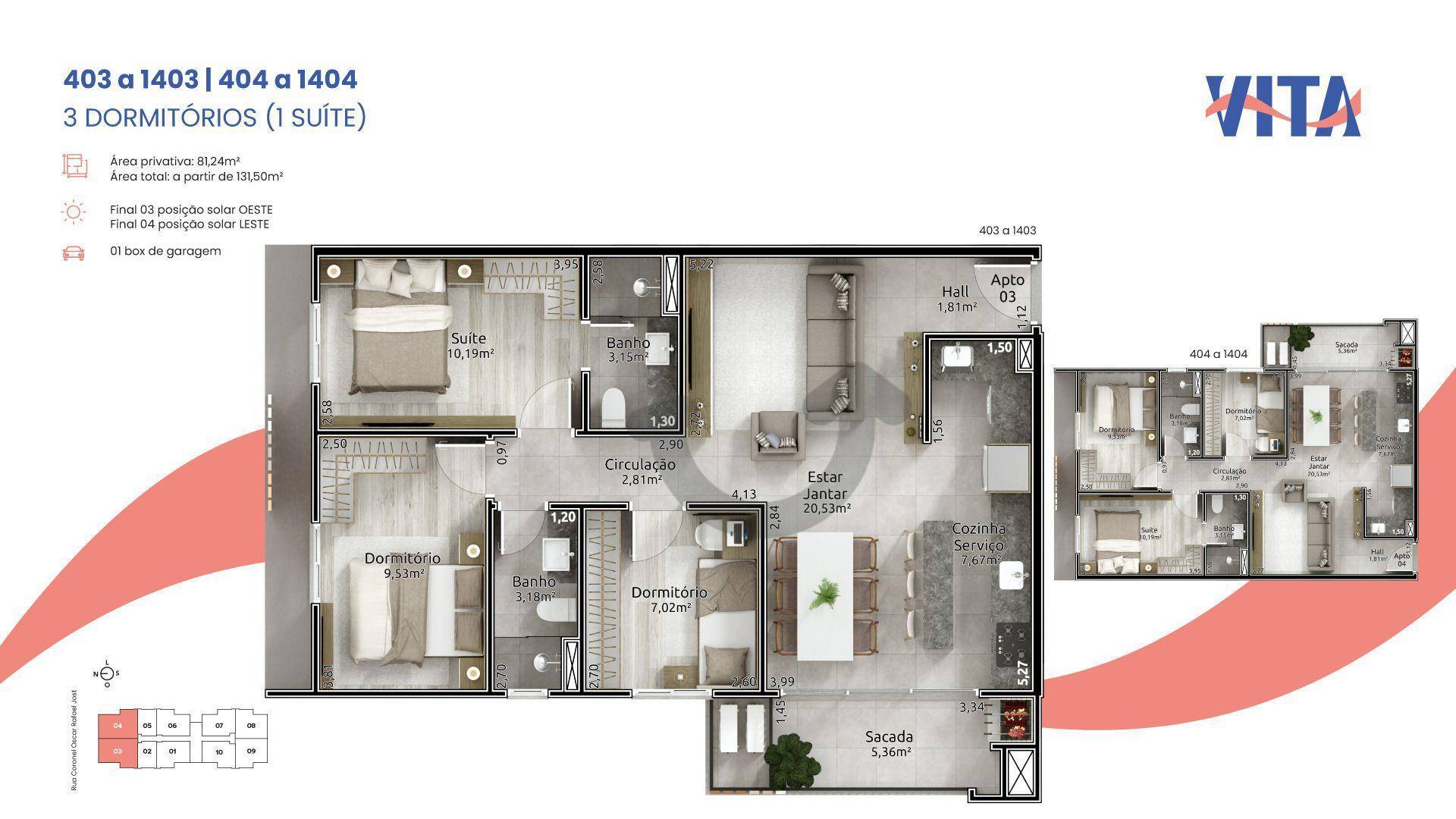 Apartamento, 3 quartos, 93 m² - Foto 2