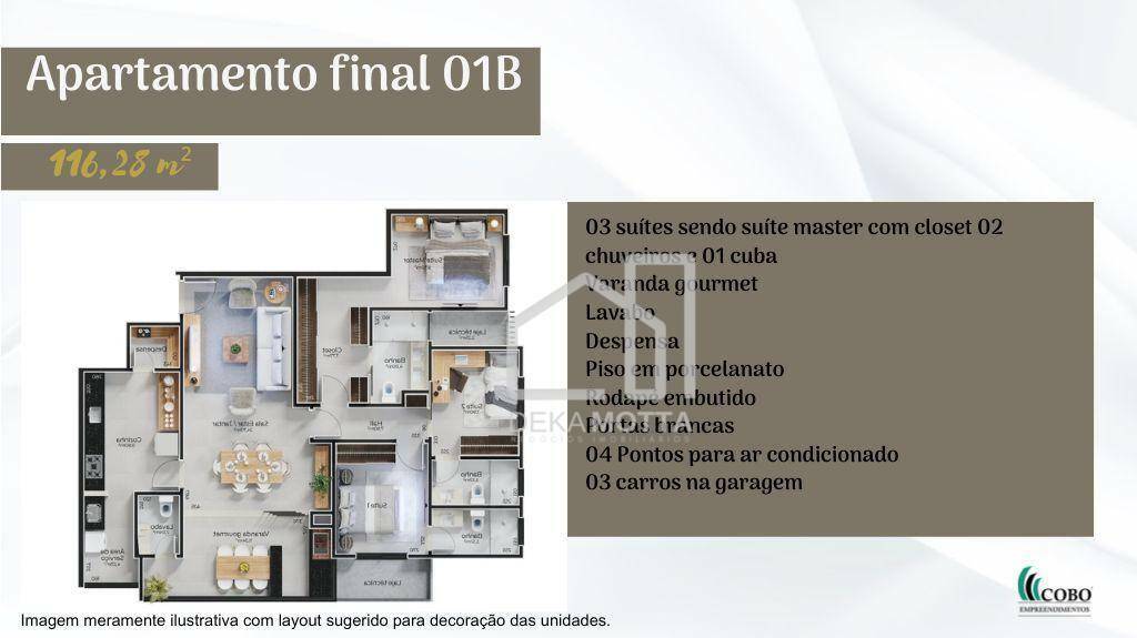 Apartamento à venda com 3 quartos, 100m² - Foto 20