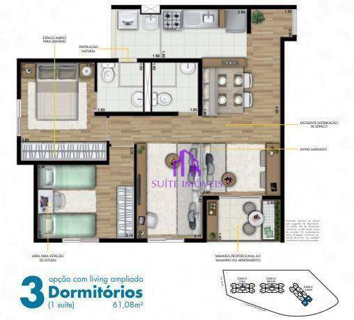 Apartamento à venda com 2 quartos, 45m² - Foto 12