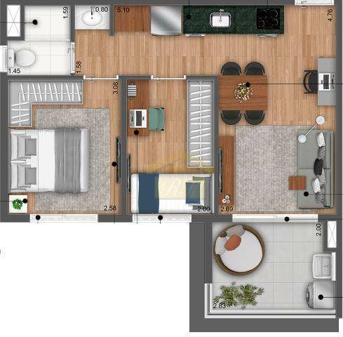 Apartamento para alugar com 1 quarto, 35m² - Foto 27