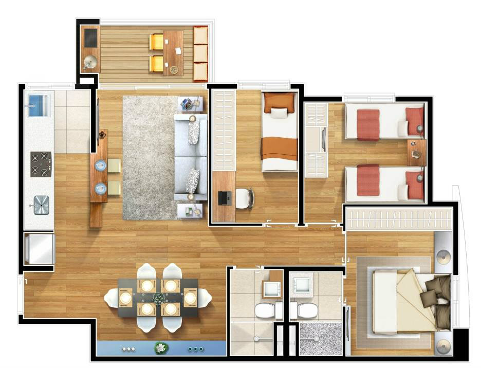 Apartamento à venda com 3 quartos, 144m² - Foto 11