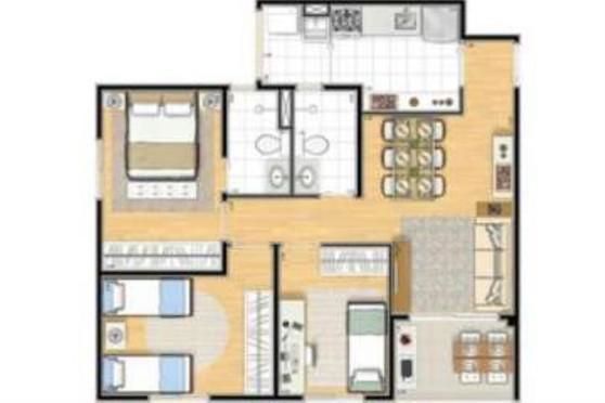 Apartamento à venda com 2 quartos, 63m² - Foto 5