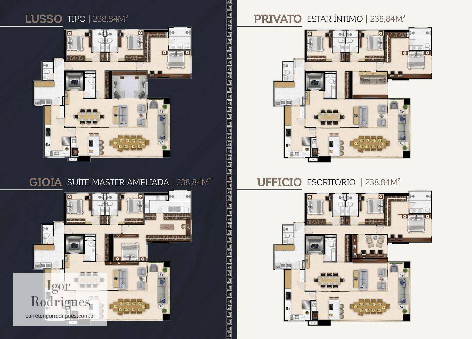 Apartamento à venda com 3 quartos, 238m² - Foto 38