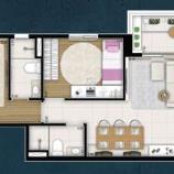 Apartamento à venda com 2 quartos, 57m² - Foto 4