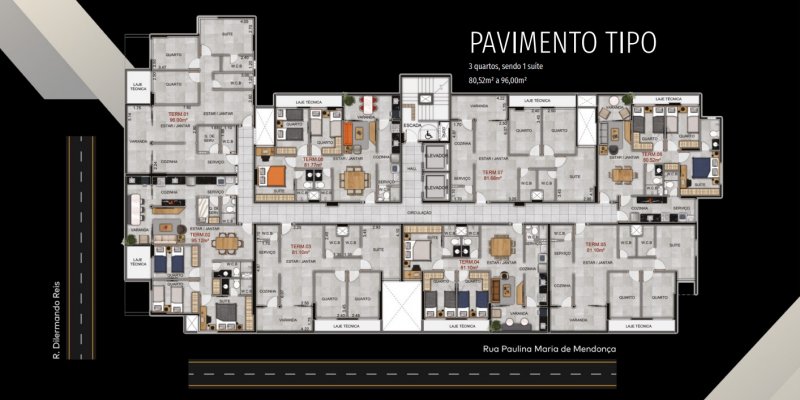 Apartamento à venda com 3 quartos, 95m² - Foto 20