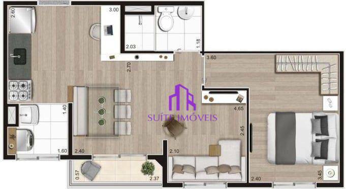 Apartamento à venda com 2 quartos, 37m² - Foto 22