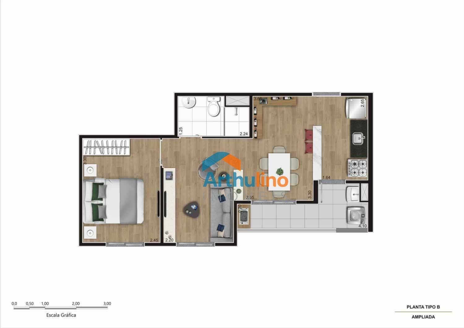 Apartamento à venda com 2 quartos, 39m² - Foto 27