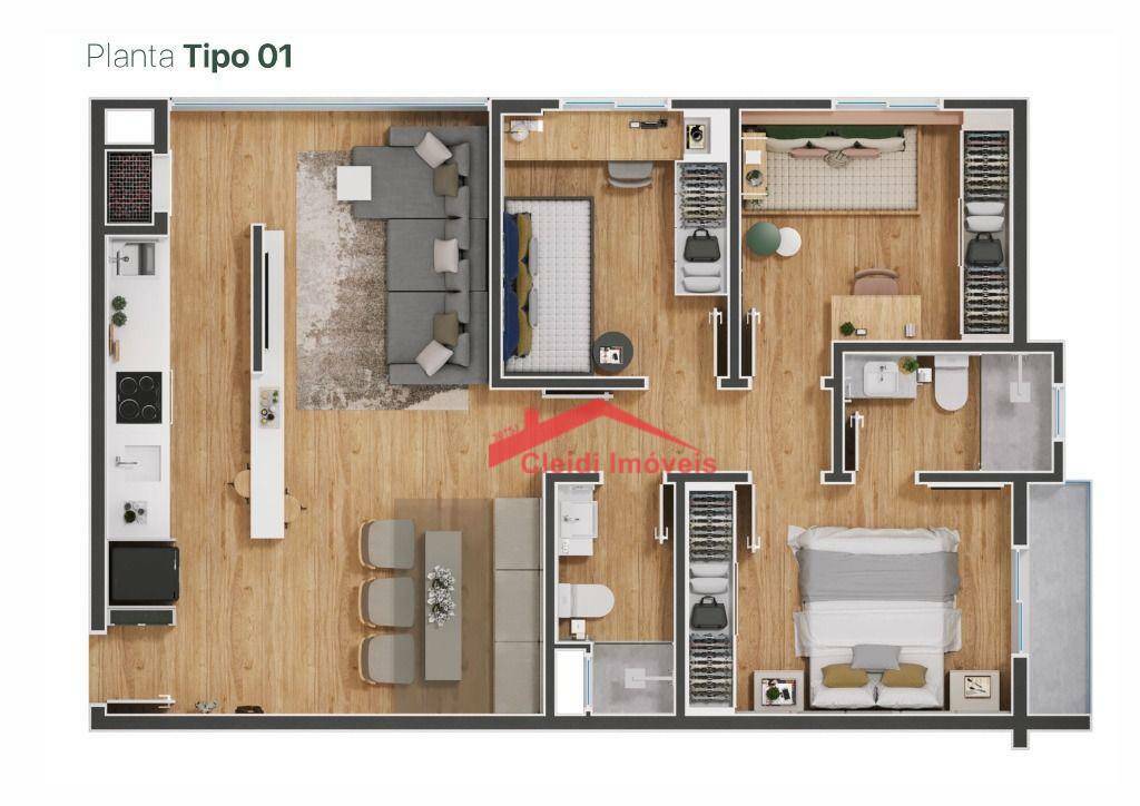 Apartamento à venda com 2 quartos, 74m² - Foto 32