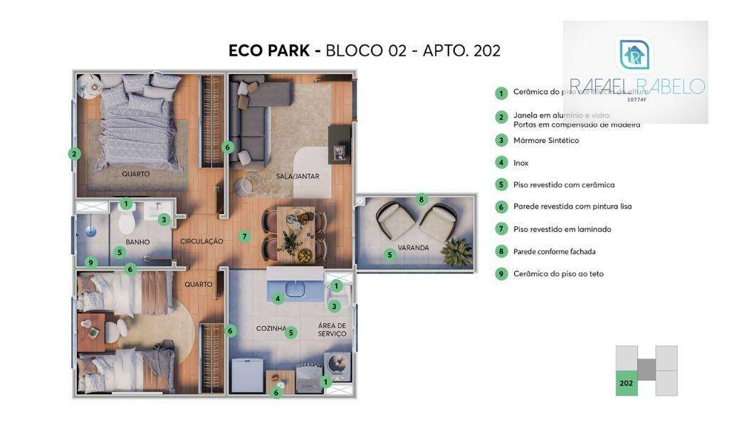 Apartamento à venda com 2 quartos, 41m² - Foto 10