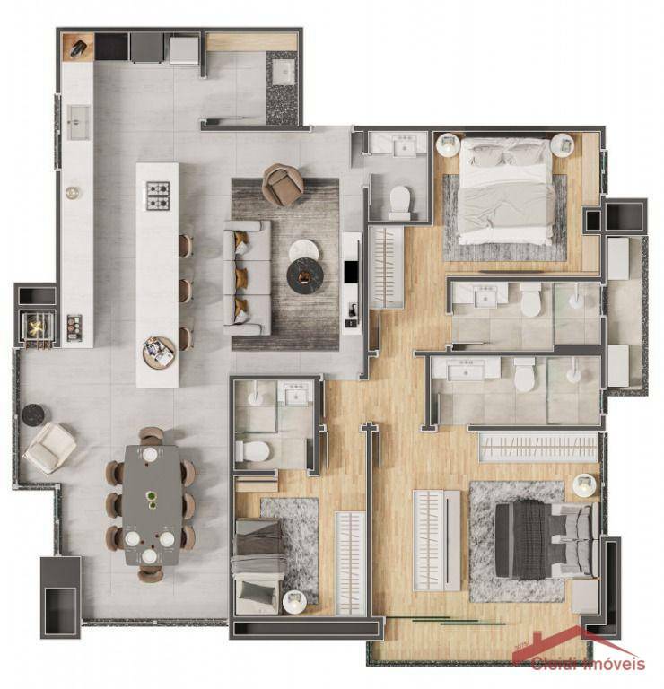 Apartamento à venda com 3 quartos, 119m² - Foto 23