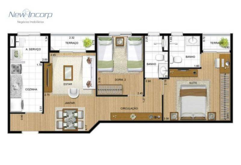 Apartamento à venda com 3 quartos, 75m² - Foto 18