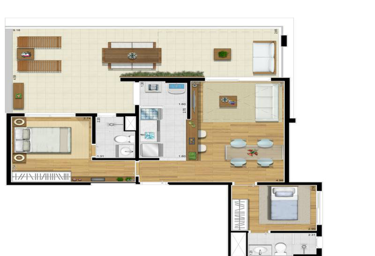 Apartamento à venda com 2 quartos, 76m² - Foto 5