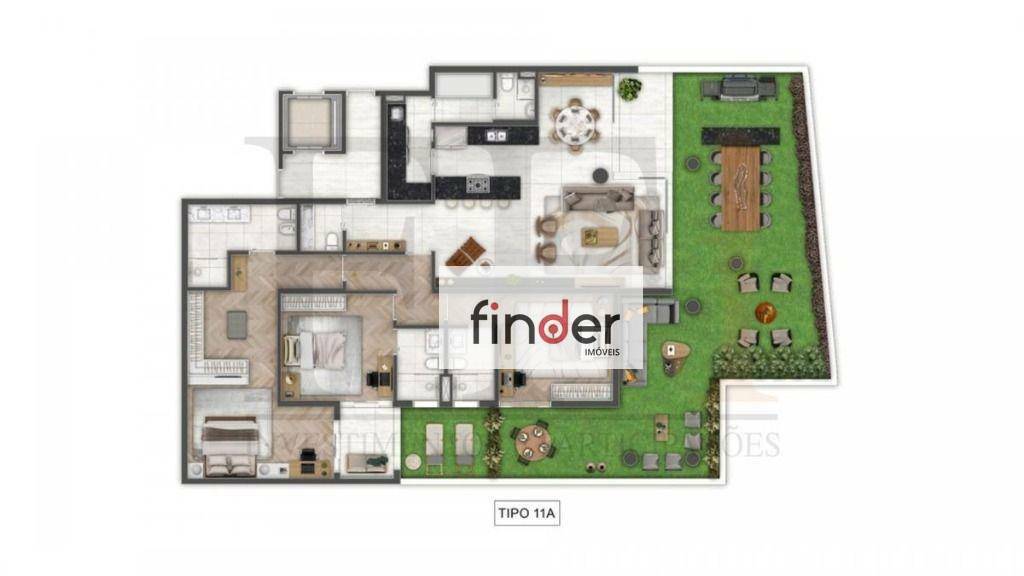 Apartamento à venda com 3 quartos, 277m² - Foto 7