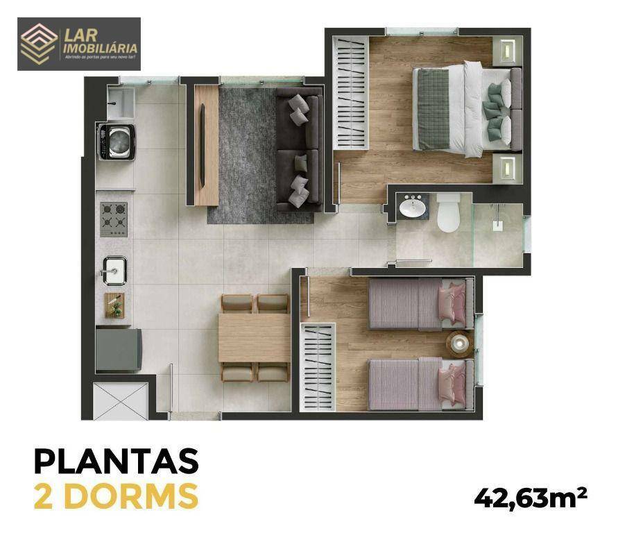 Apartamento à venda com 1 quarto, 42m² - Foto 14