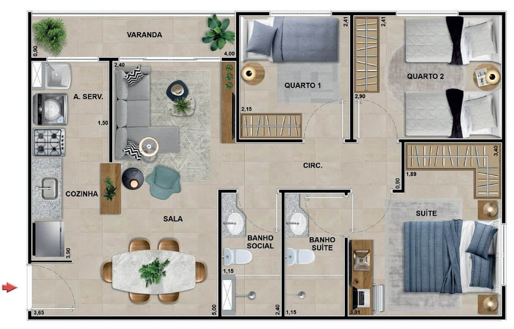 Apartamento à venda com 2 quartos, 4663m² - Foto 25