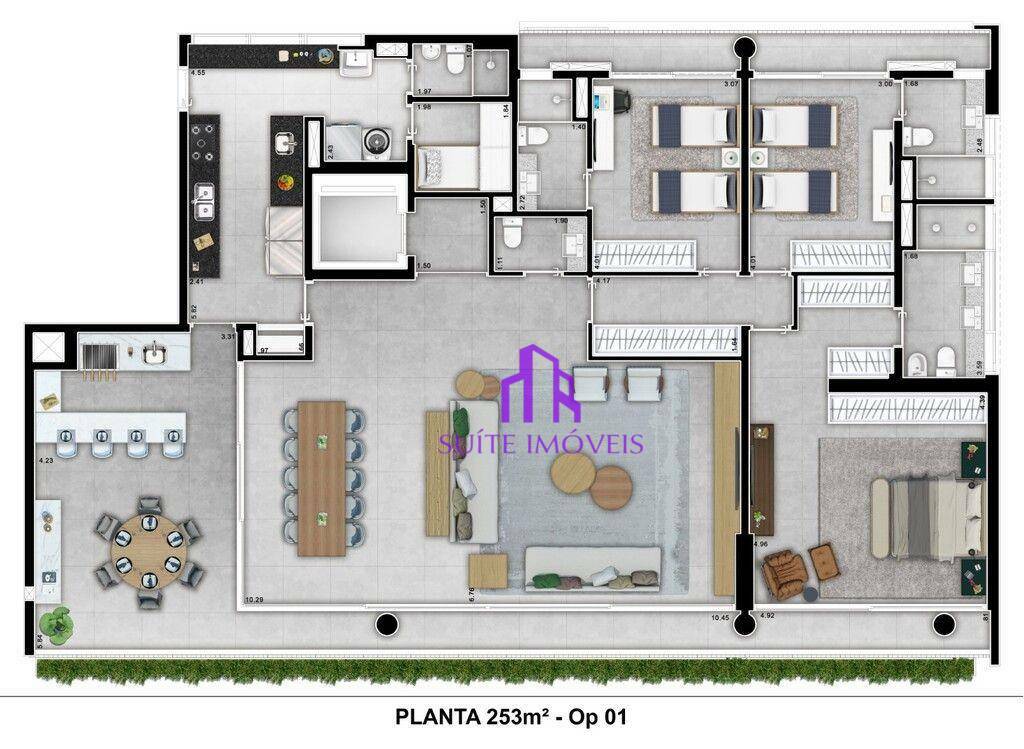 Apartamento à venda com 3 quartos, 252m² - Foto 27