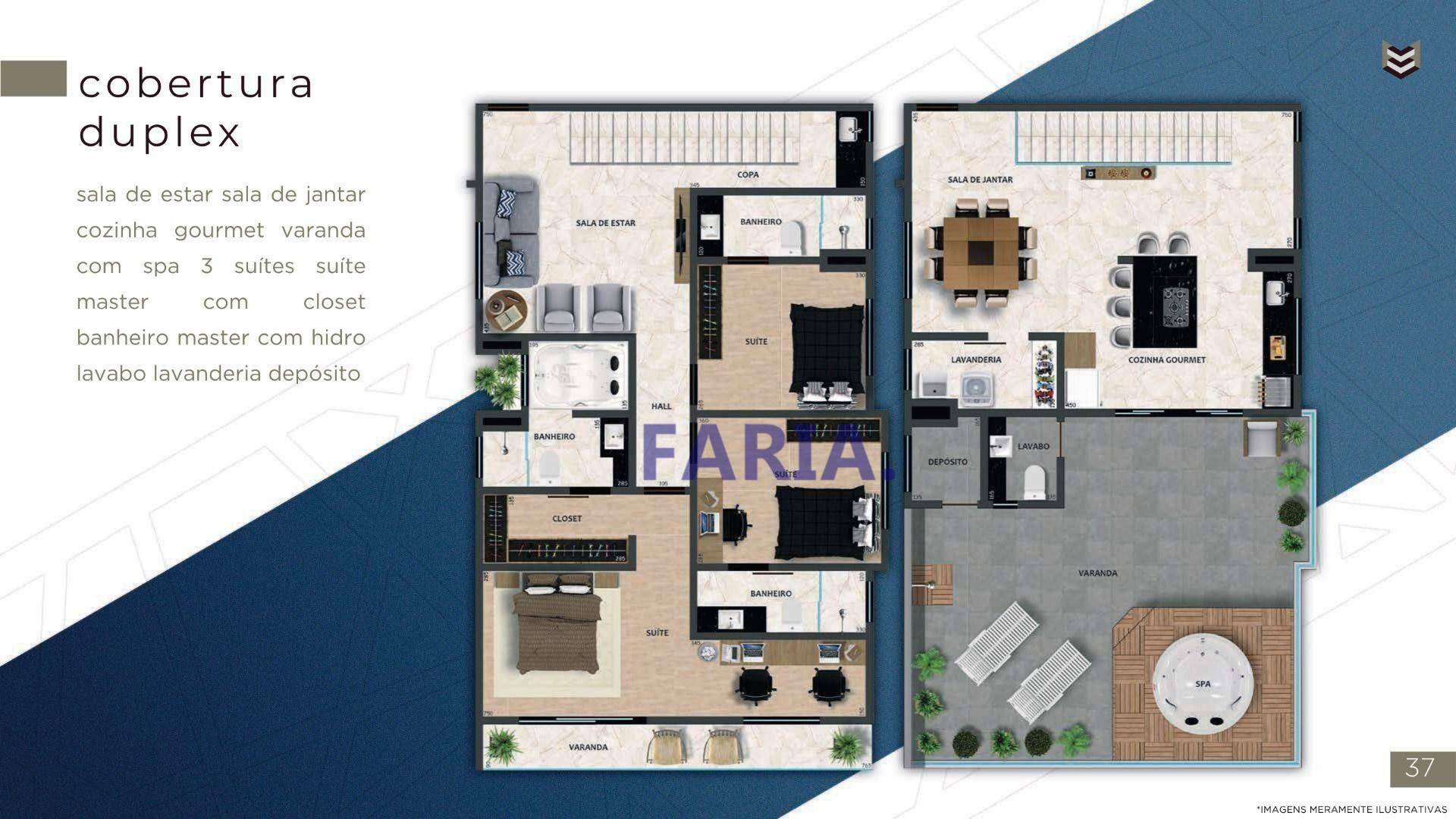 Apartamento à venda com 3 quartos, 197m² - Foto 1
