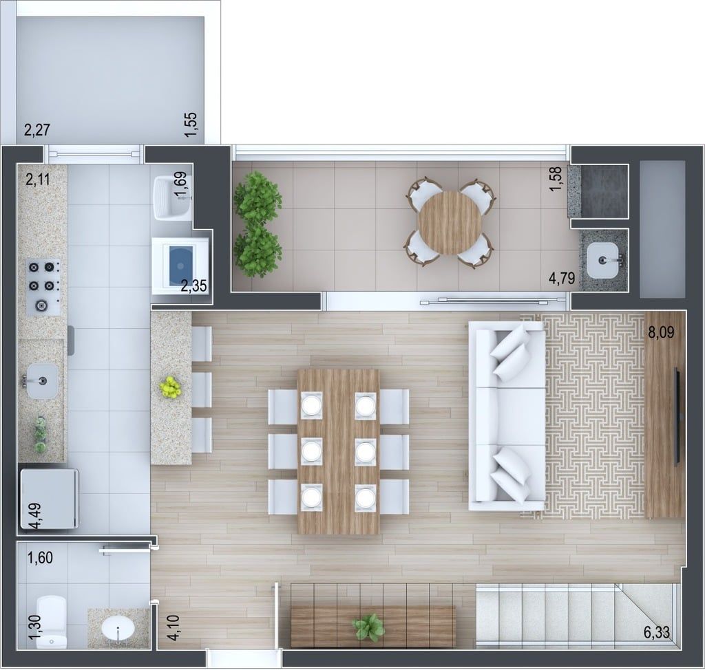 Apartamento à venda com 3 quartos, 100m² - Foto 23