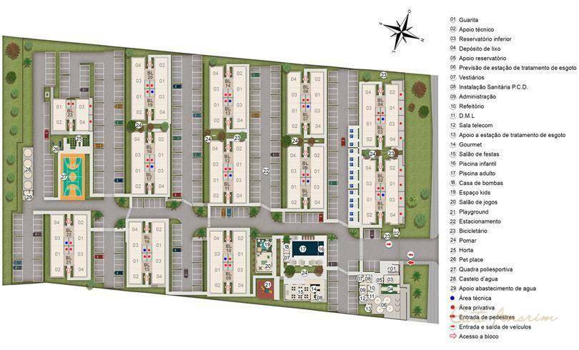 Apartamento para alugar com 2 quartos, 44m² - Foto 38
