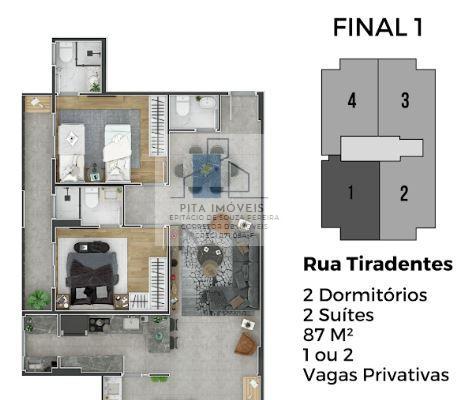 Apartamento à venda com 2 quartos, 87m² - Foto 18