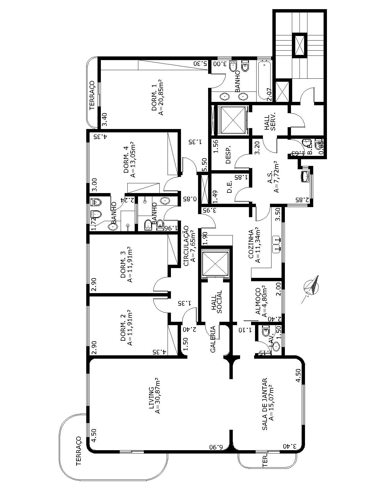 Apartamento à venda com 4 quartos, 420m² - Foto 9