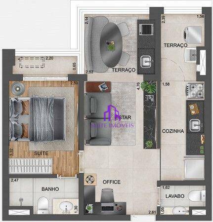 Apartamento à venda com 1 quarto, 30m² - Foto 36