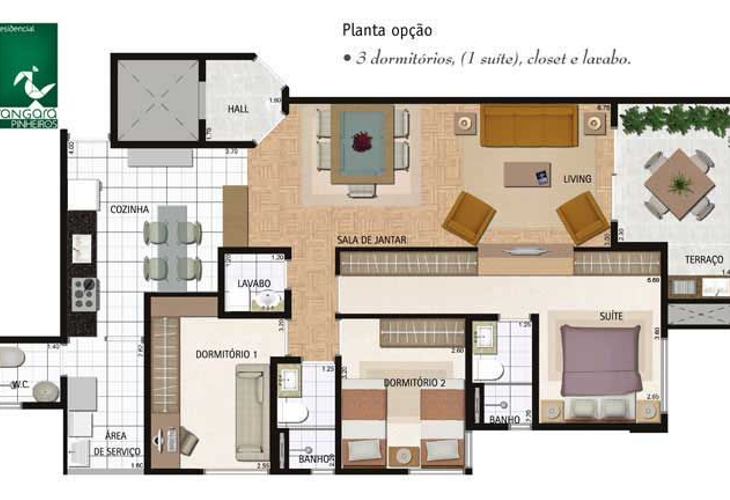 Apartamento à venda com 3 quartos, 103m² - Foto 15