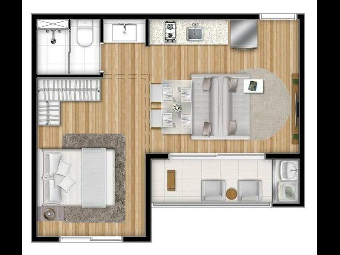 Apartamento à venda com 1 quarto, 35m² - Foto 13