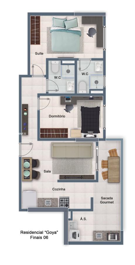 Apartamento à venda com 2 quartos, 63m² - Foto 13