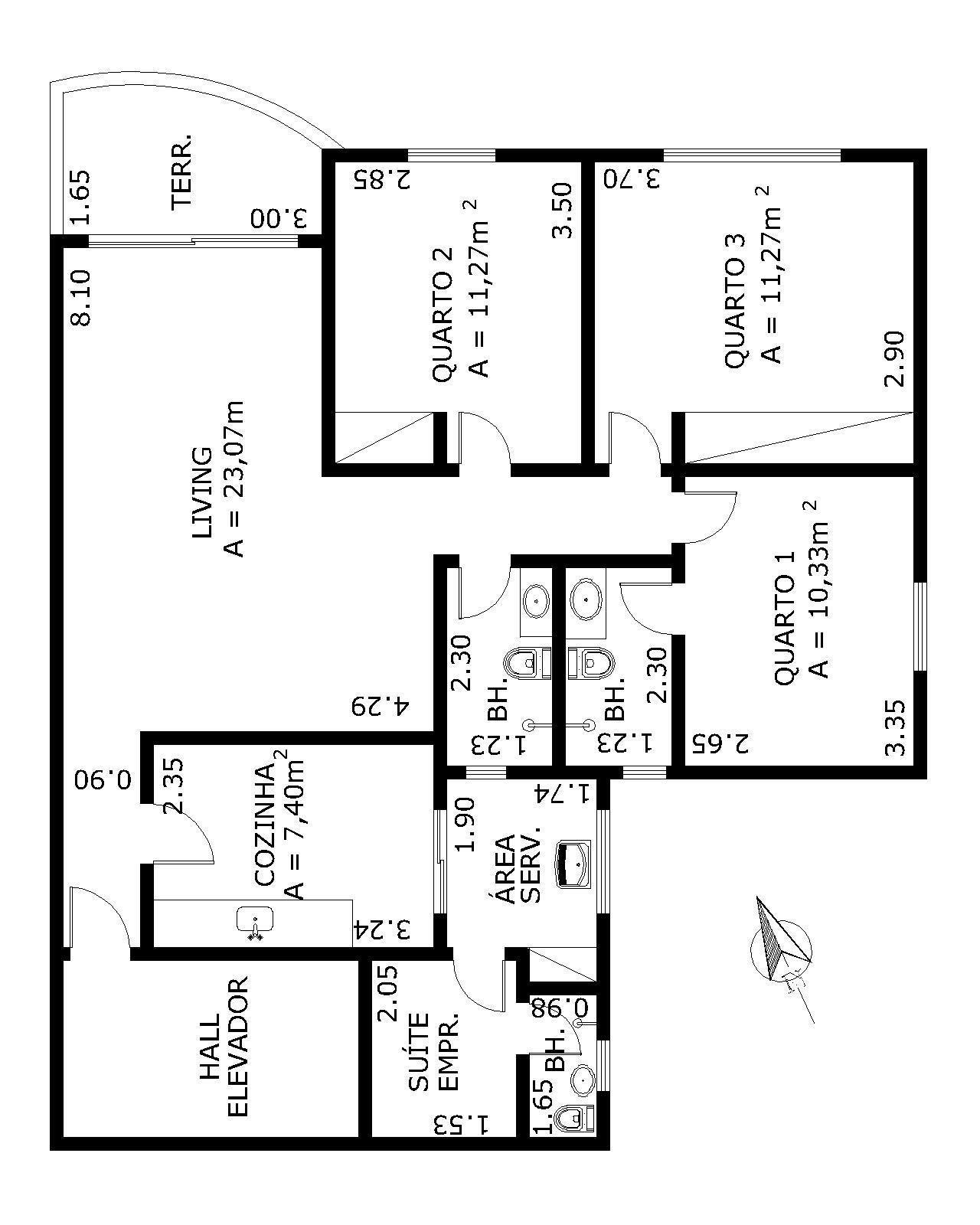 Apartamento à venda com 3 quartos, 98m² - Foto 19