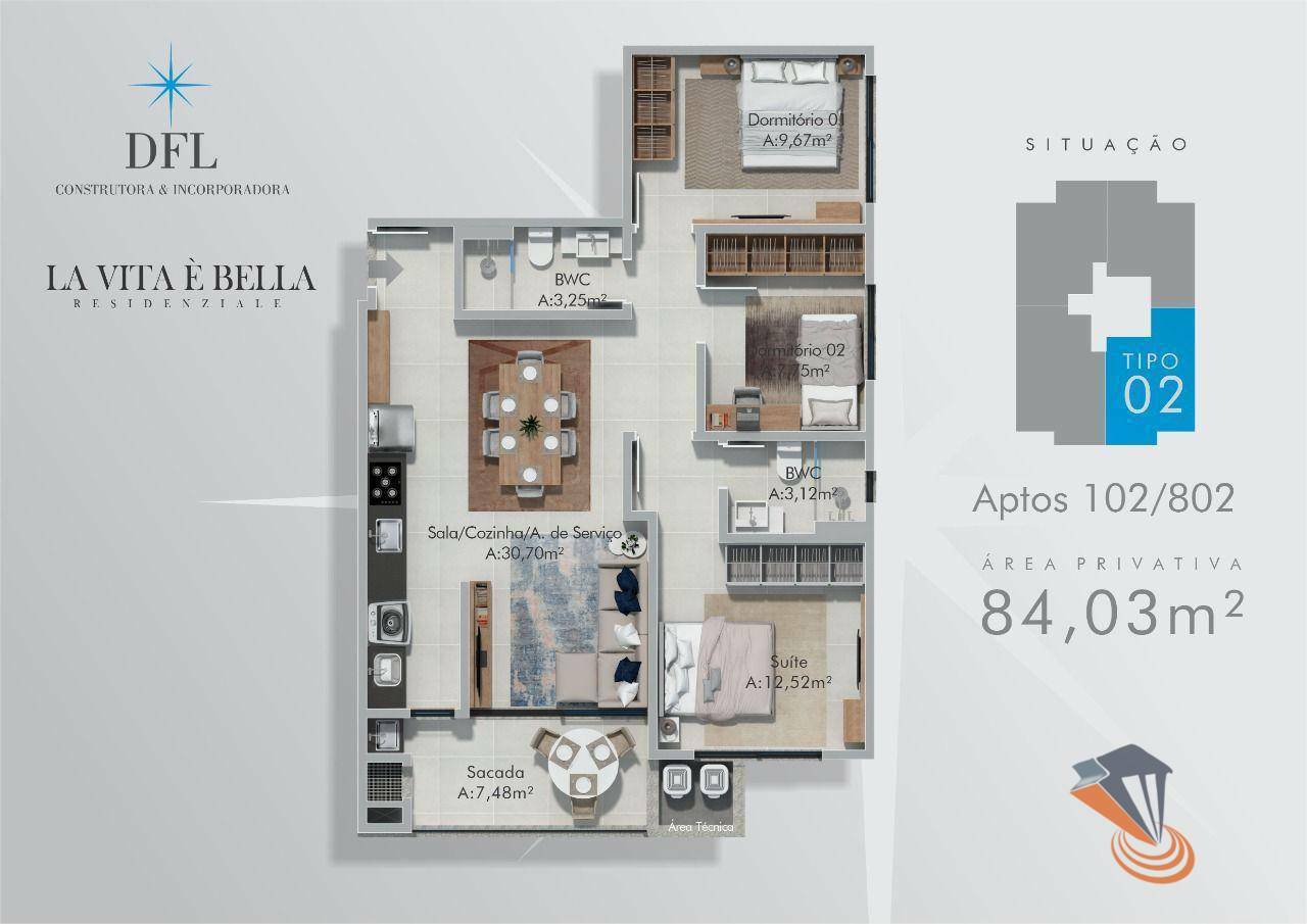 Apartamento à venda com 2 quartos, 72m² - Foto 18