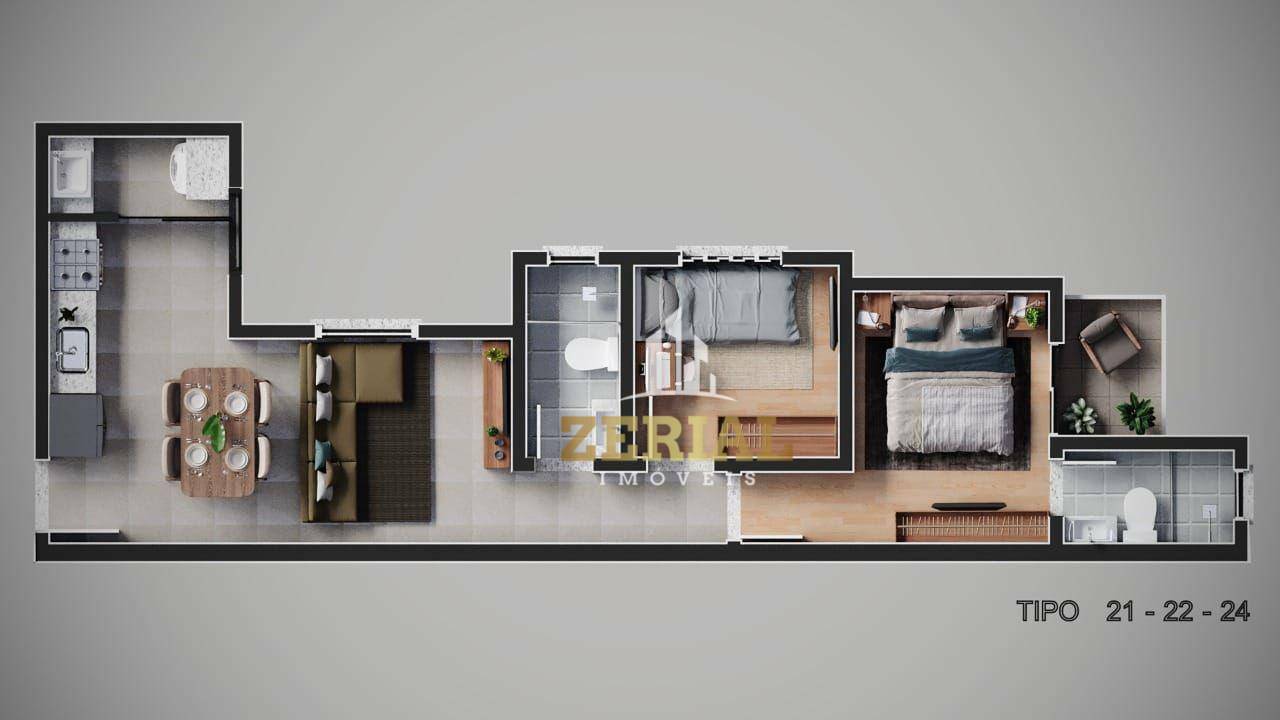 Apartamento à venda com 2 quartos, 44m² - Foto 7