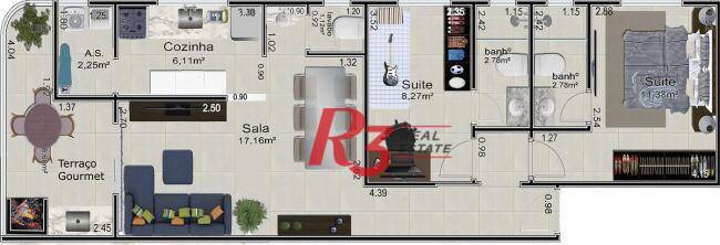 Apartamento à venda com 2 quartos, 74m² - Foto 30