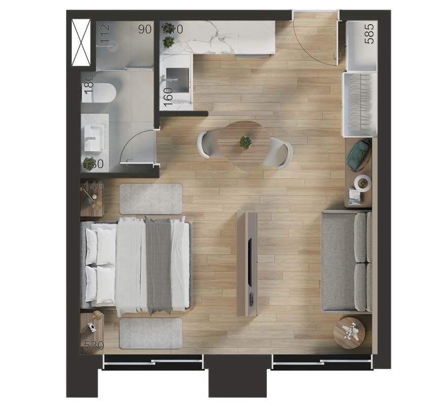 Apartamento à venda com 2 quartos, 164m² - Foto 30