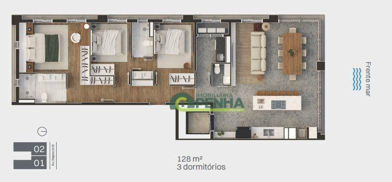 Apartamento à venda com 3 quartos, 128m² - Foto 16