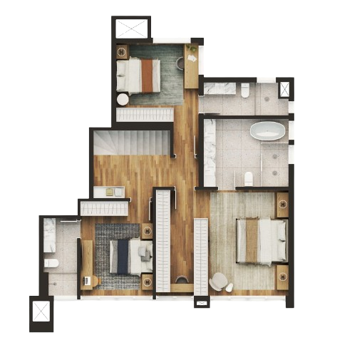 Apartamento à venda com 3 quartos, 154m² - Foto 23