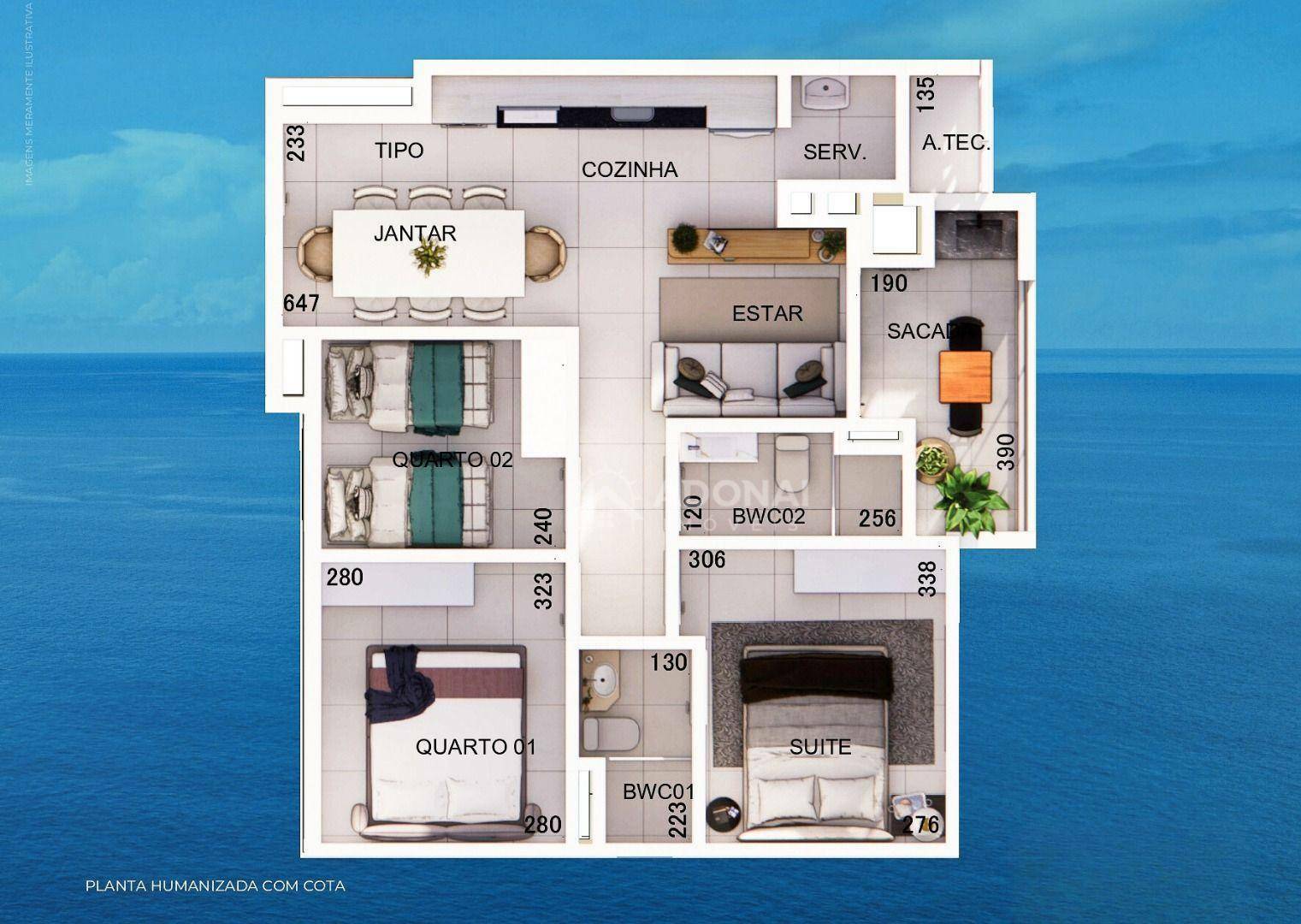 Apartamento à venda com 3 quartos, 107M2 - Foto 3