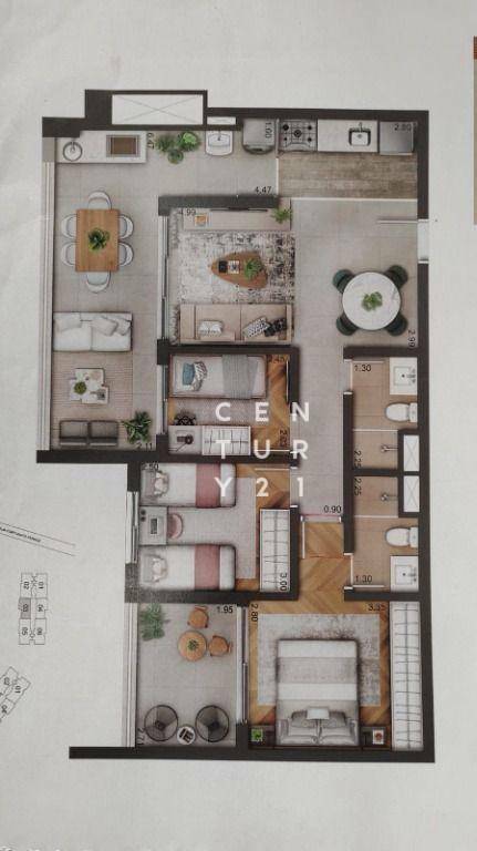 Apartamento à venda com 3 quartos, 91m² - Foto 14