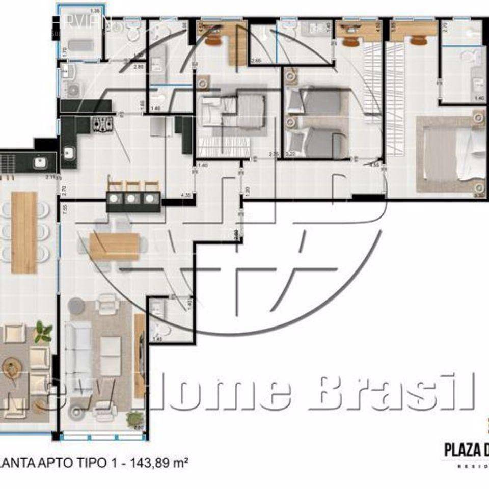 Apartamento à venda com 3 quartos, 133m² - Foto 14