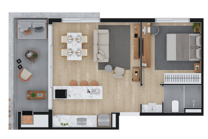 Apartamento à venda com 1 quarto, 3108m² - Foto 42