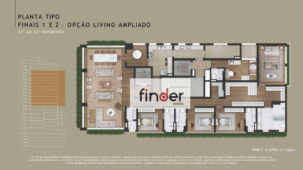 Apartamento à venda com 4 quartos, 288m² - Foto 20