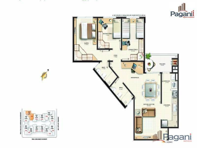 Apartamento à venda com 3 quartos, 88m² - Foto 14