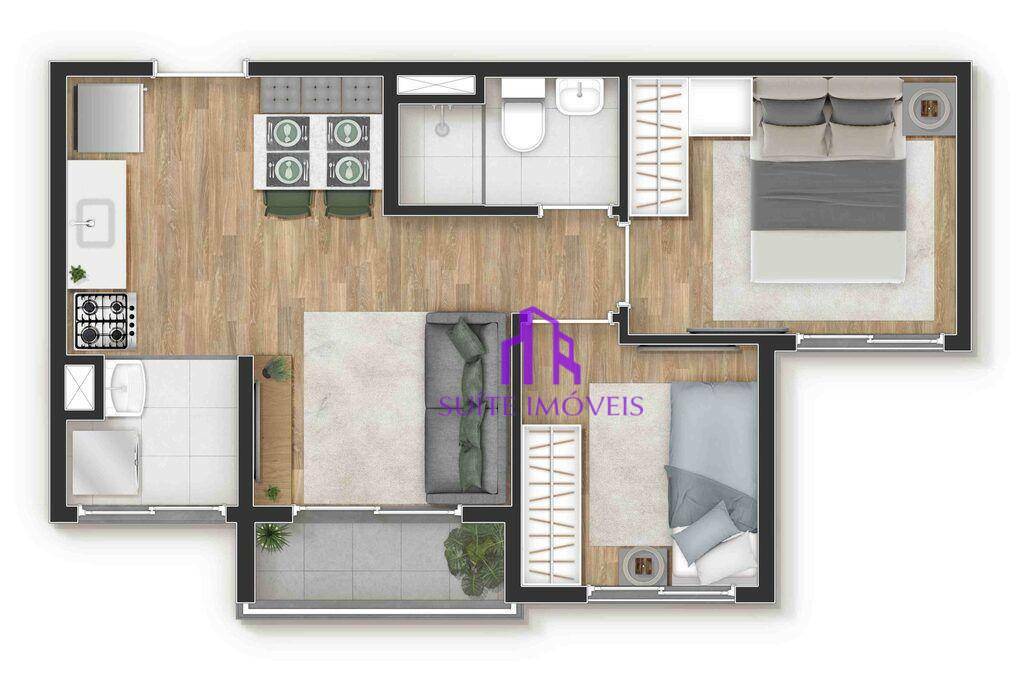 Apartamento à venda com 2 quartos, 37m² - Foto 32