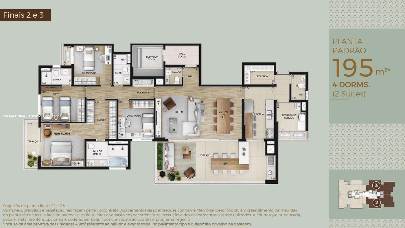 Apartamento à venda com 4 quartos, 230m² - Foto 21