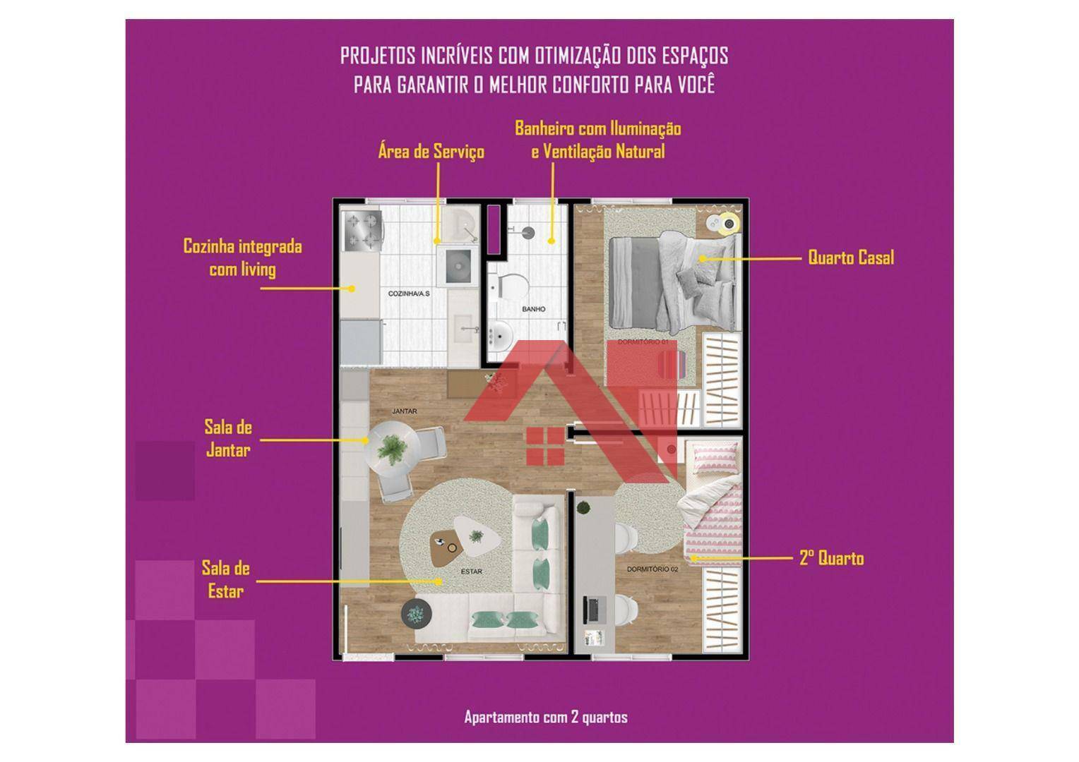 Apartamento à venda com 2 quartos, 42m² - Foto 14