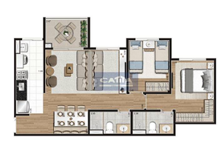 Apartamento à venda com 2 quartos, 68m² - Foto 27