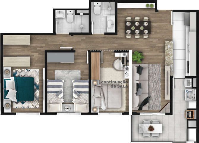 Apartamento à venda com 2 quartos, 72m² - Foto 34