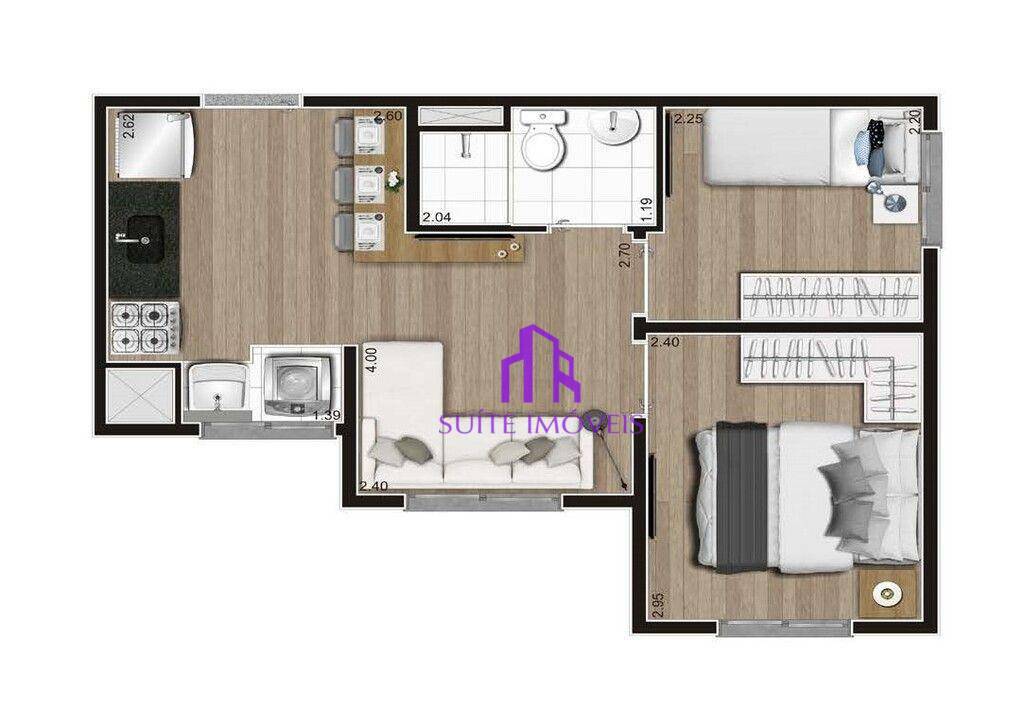 Apartamento à venda com 2 quartos, 32m² - Foto 18