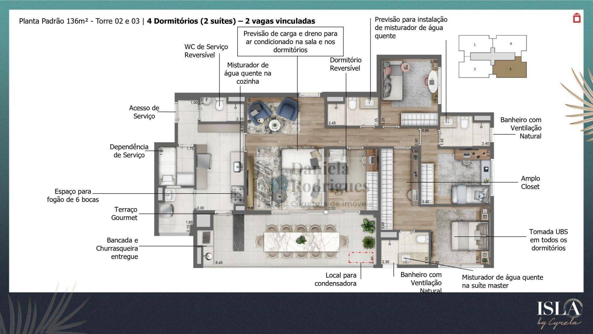 Apartamento à venda com 4 quartos, 231m² - Foto 10